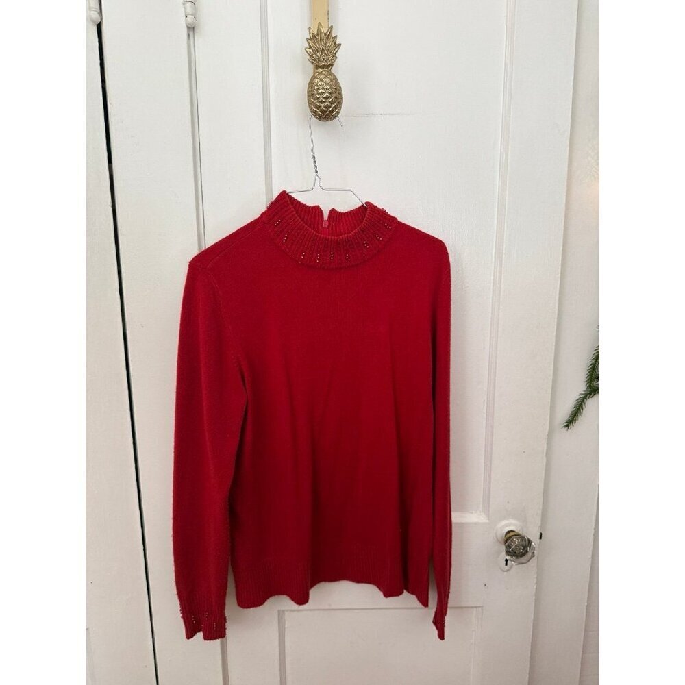 Covington women’s size X – large red turtleneck sweater